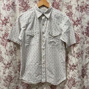 US Expedition Floral Western Snap Shirt Men’s Medium